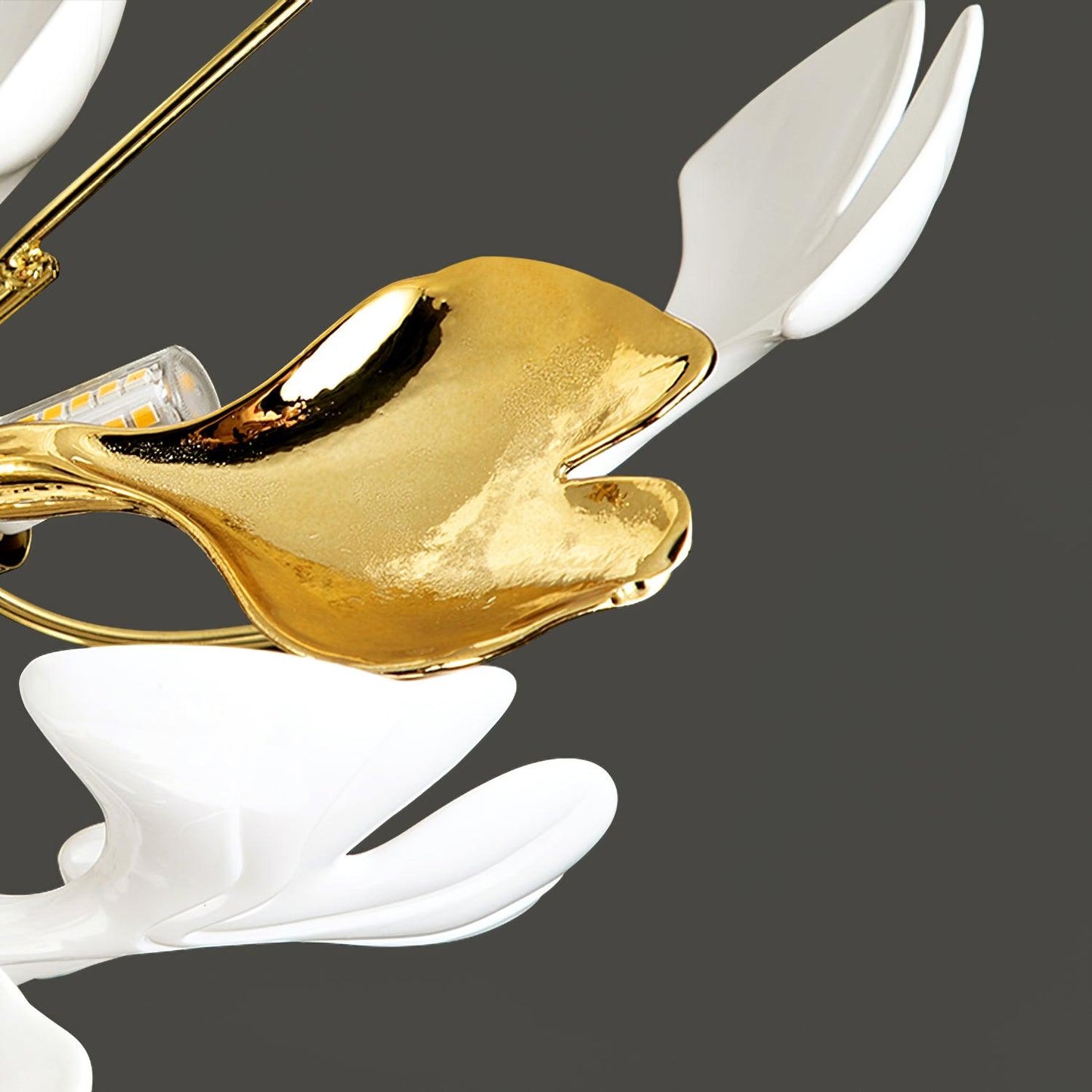 Ginkgo Collection | Flush Mount Ceiling Light with Dimmable Design | Elegant Metal Fixture for Indoor and Outdoor Use 5