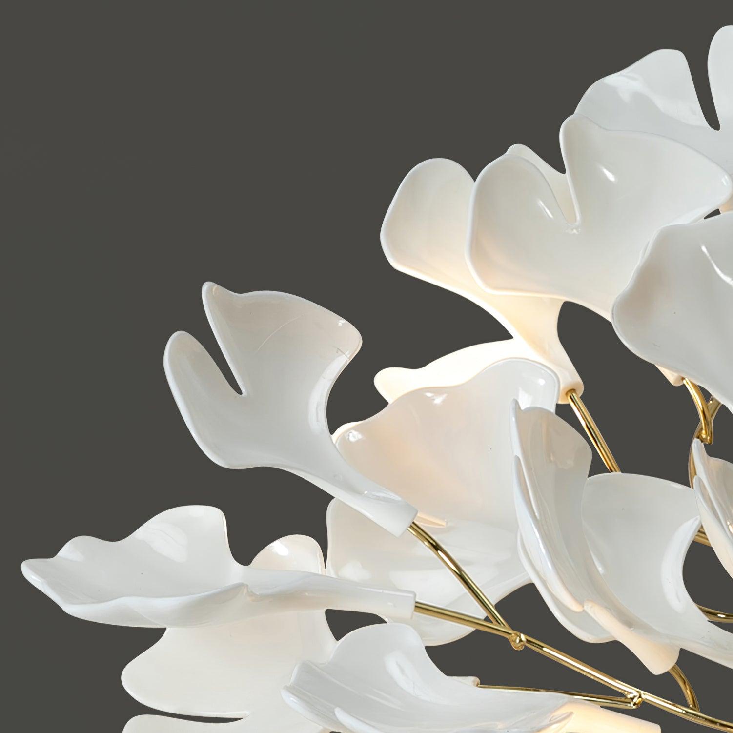 Ginkgo Collection | Flush Mount Ceiling Light with Dimmable Design | Elegant Metal Fixture for Indoor and Outdoor Use 6