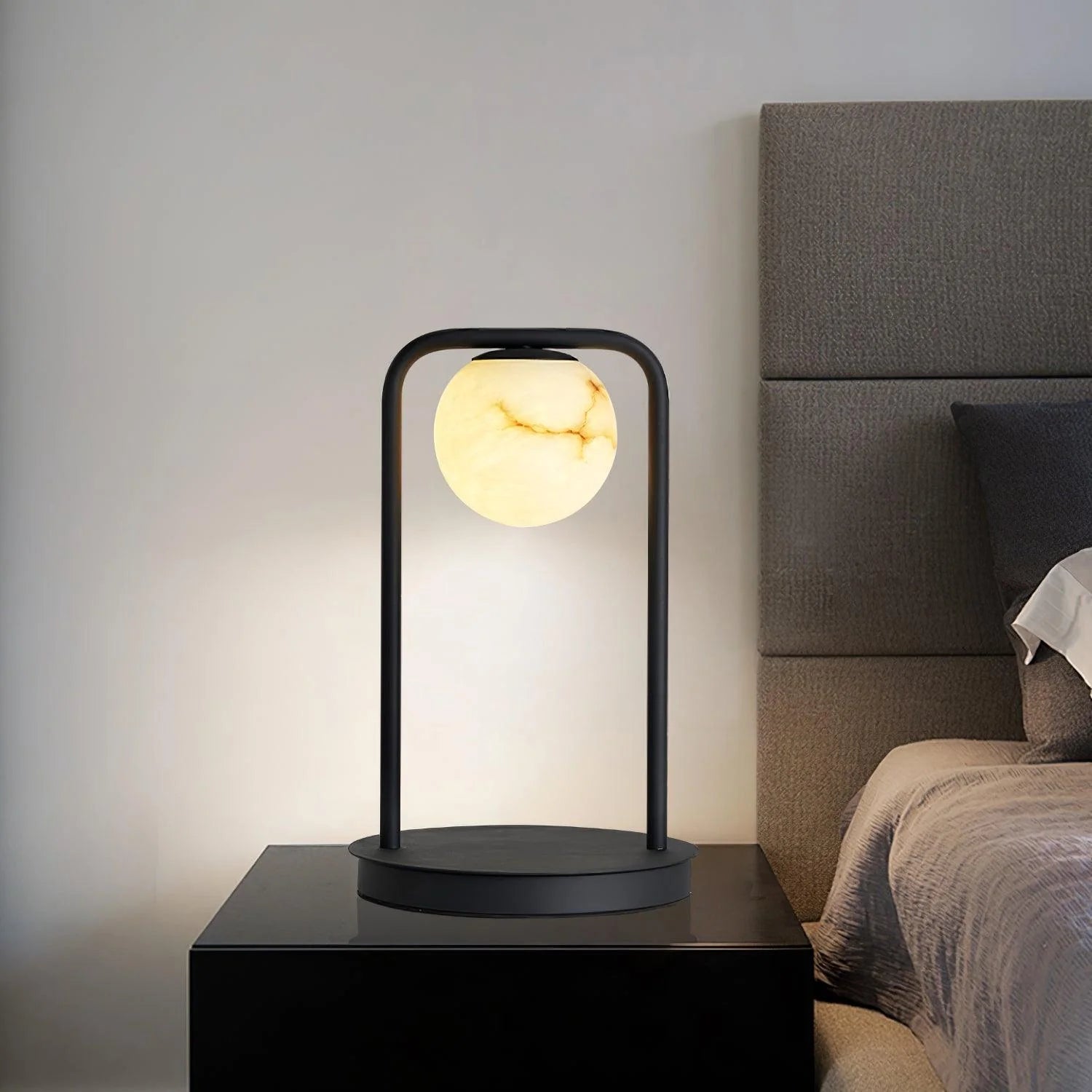 Jade Alabaster Table Lamp