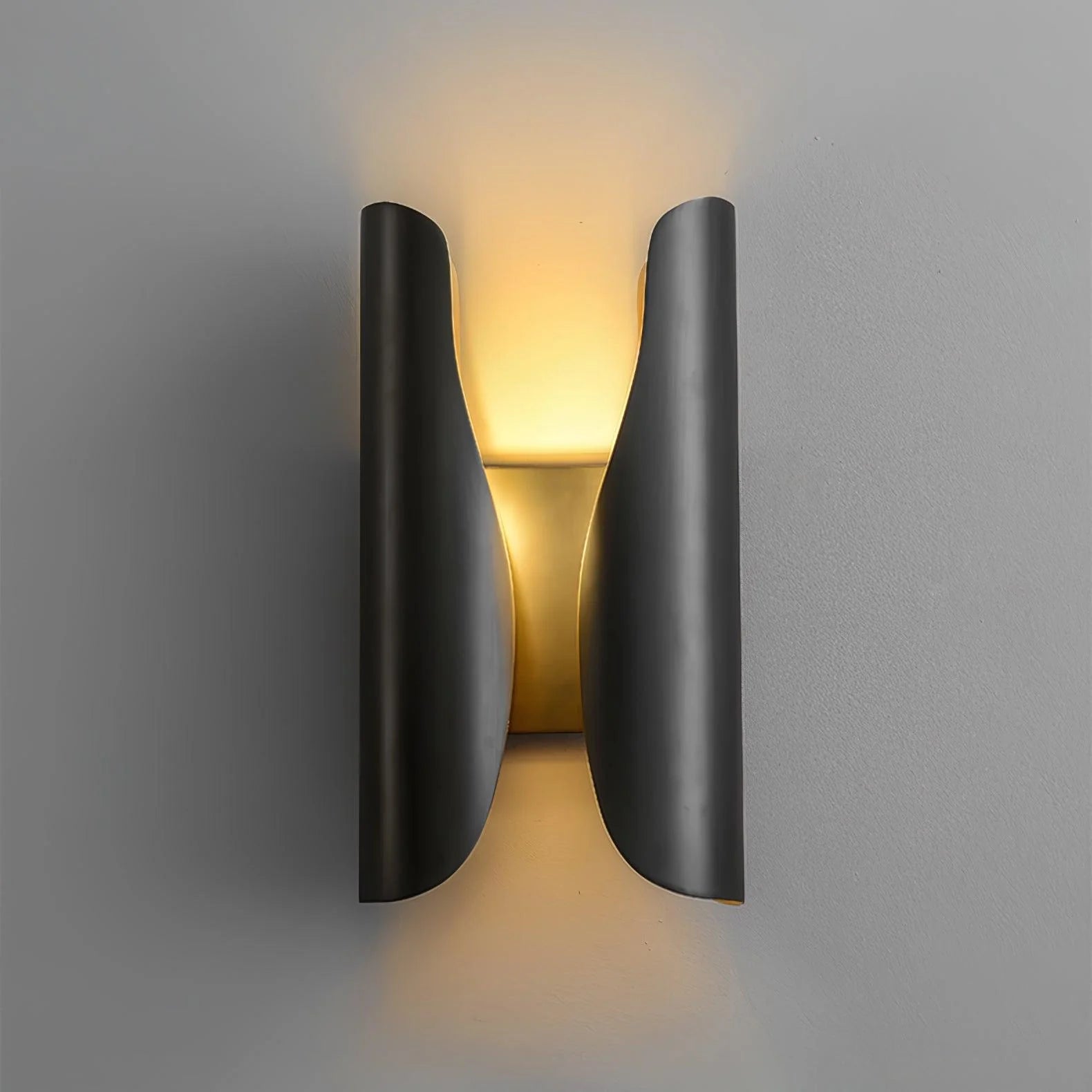 Orr Industrial Brass Metal Wall Light