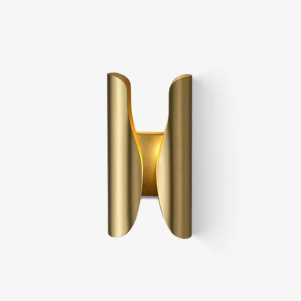 Orr Industrial Brass Metal Wall Light