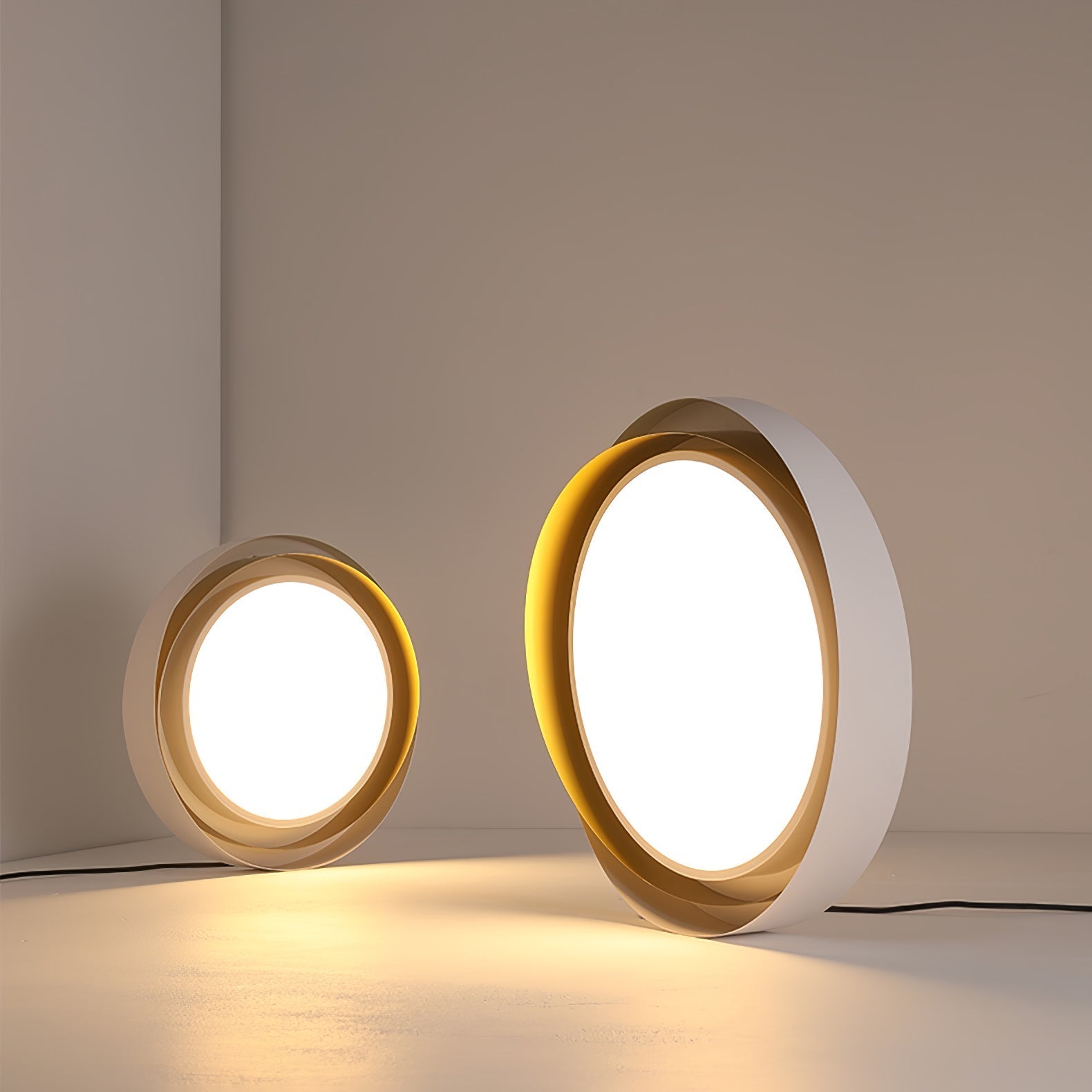 HaloGlow | Elegant Minimalist Flush Mount Ceiling Light Fixture 2
