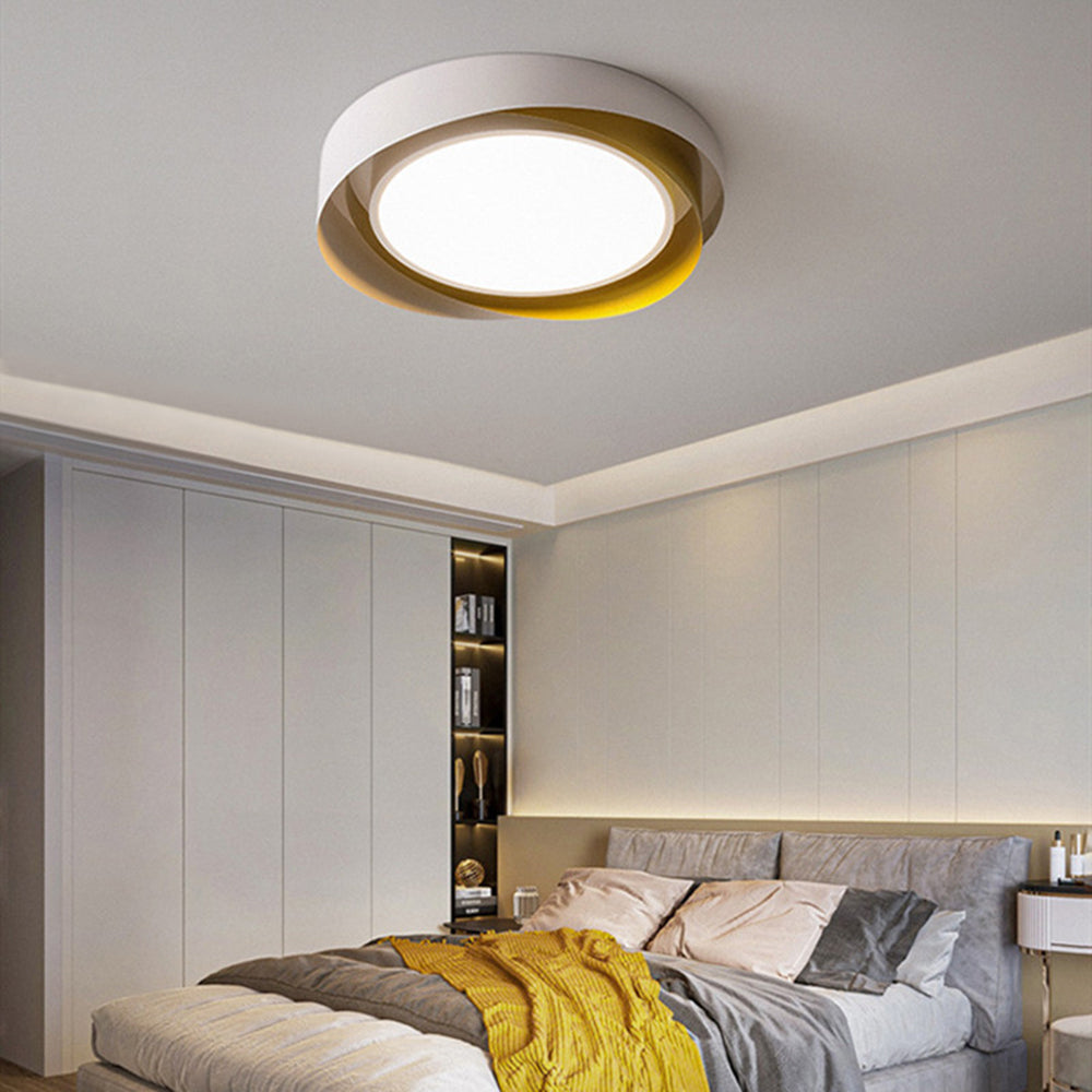 HaloGlow | Elegant Minimalist Flush Mount Ceiling Light Fixture 5