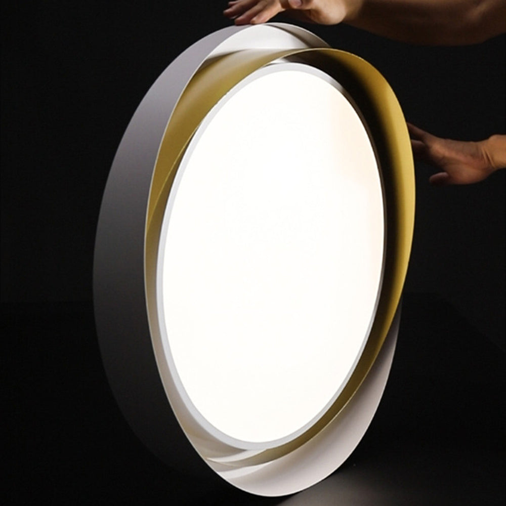 HaloGlow | Elegant Minimalist Flush Mount Ceiling Light Fixture 7