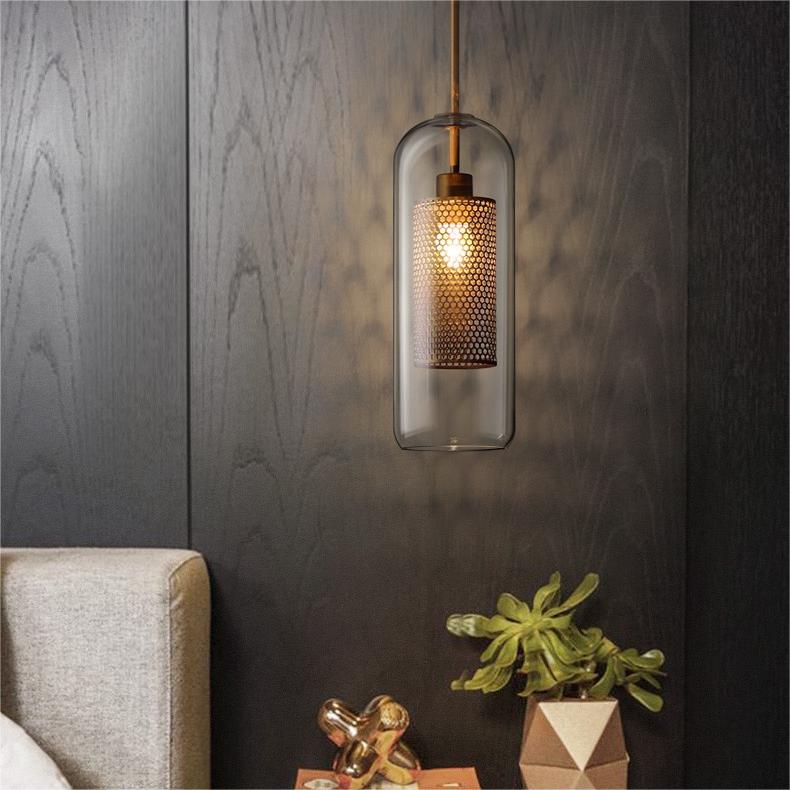 Hessa | Contemporary Pendant Light with Glass Shade & Elegant Design | Perfect for Living Room and Dining Room 12