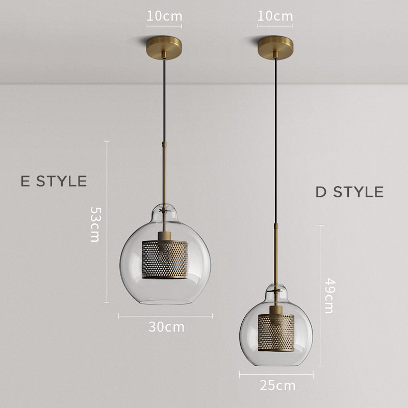 Hessa | Contemporary Pendant Light with Glass Shade & Elegant Design | Perfect for Living Room and Dining Room 16