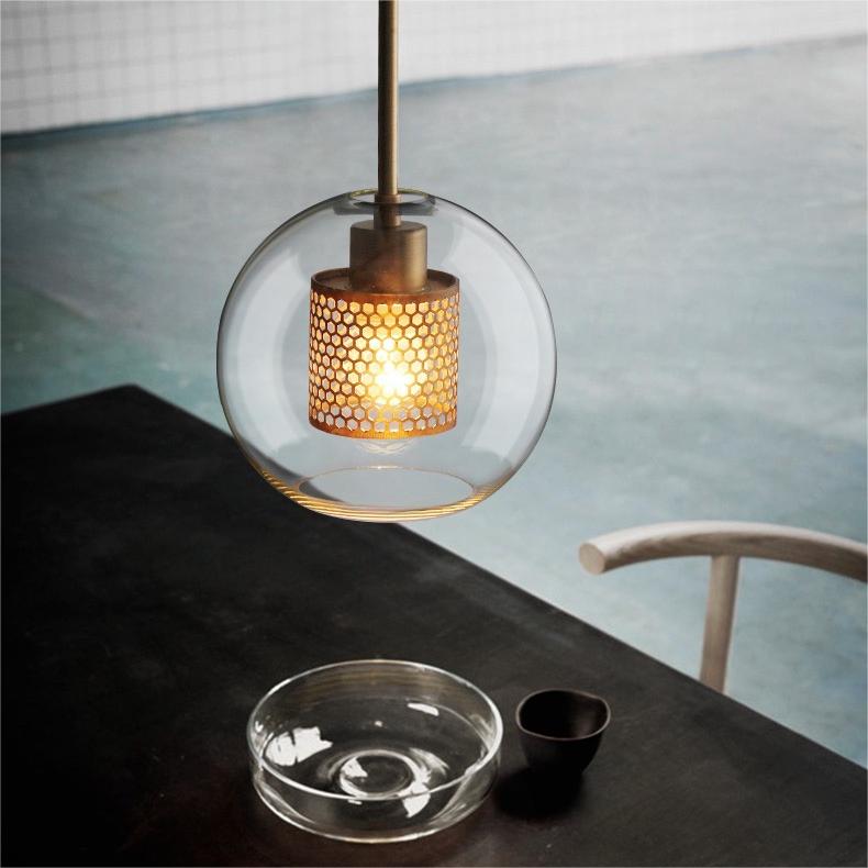 Hessa | Contemporary Pendant Light with Glass Shade & Elegant Design | Perfect for Living Room and Dining Room 19