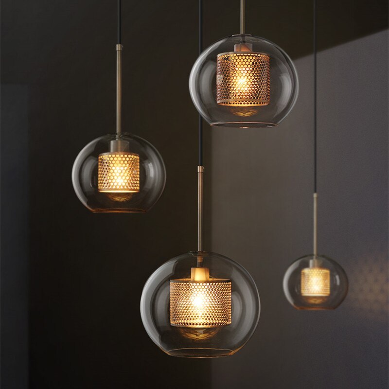 Hessa | Contemporary Pendant Light with Glass Shade & Elegant Design | Perfect for Living Room and Dining Room 4