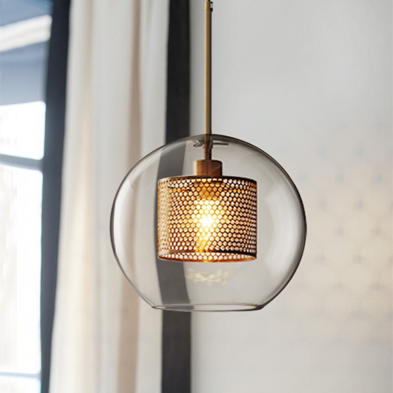 Hessa | Contemporary Pendant Light with Glass Shade & Elegant Design | Perfect for Living Room and Dining Room 5