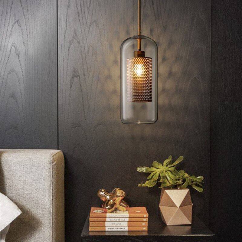 Hessa | Contemporary Pendant Light with Glass Shade & Elegant Design | Perfect for Living Room and Dining Room 6