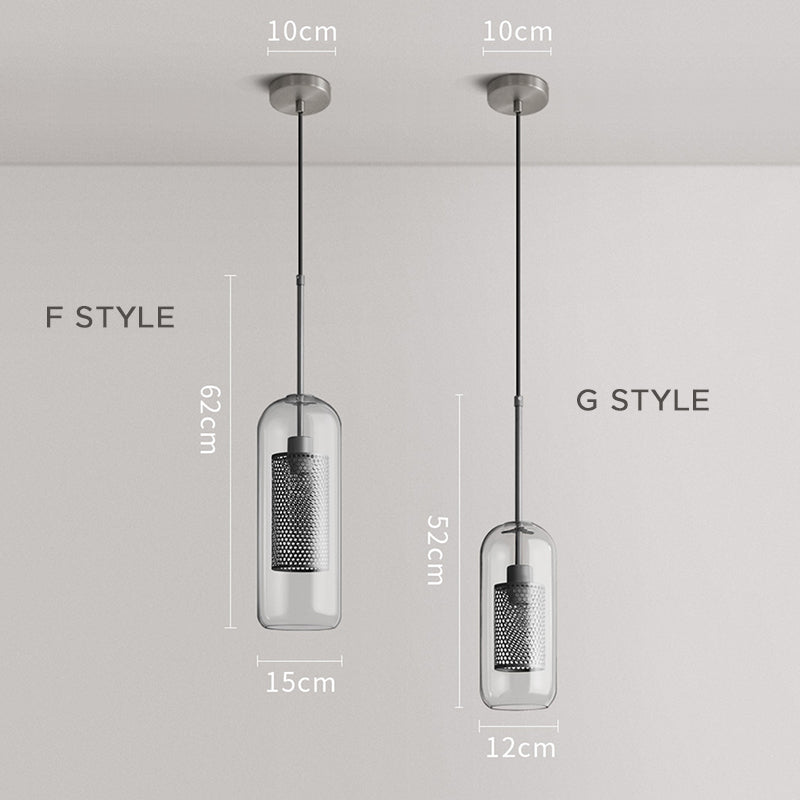 Hessa | Contemporary Pendant Light with Glass Shade & Elegant Design | Perfect for Living Room and Dining Room 8