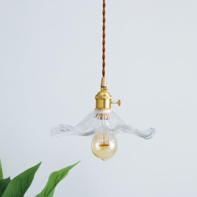 Hibiscus Glass Pendant Light | Elegant LED Ceiling Fixture for Stylish Ambience 6