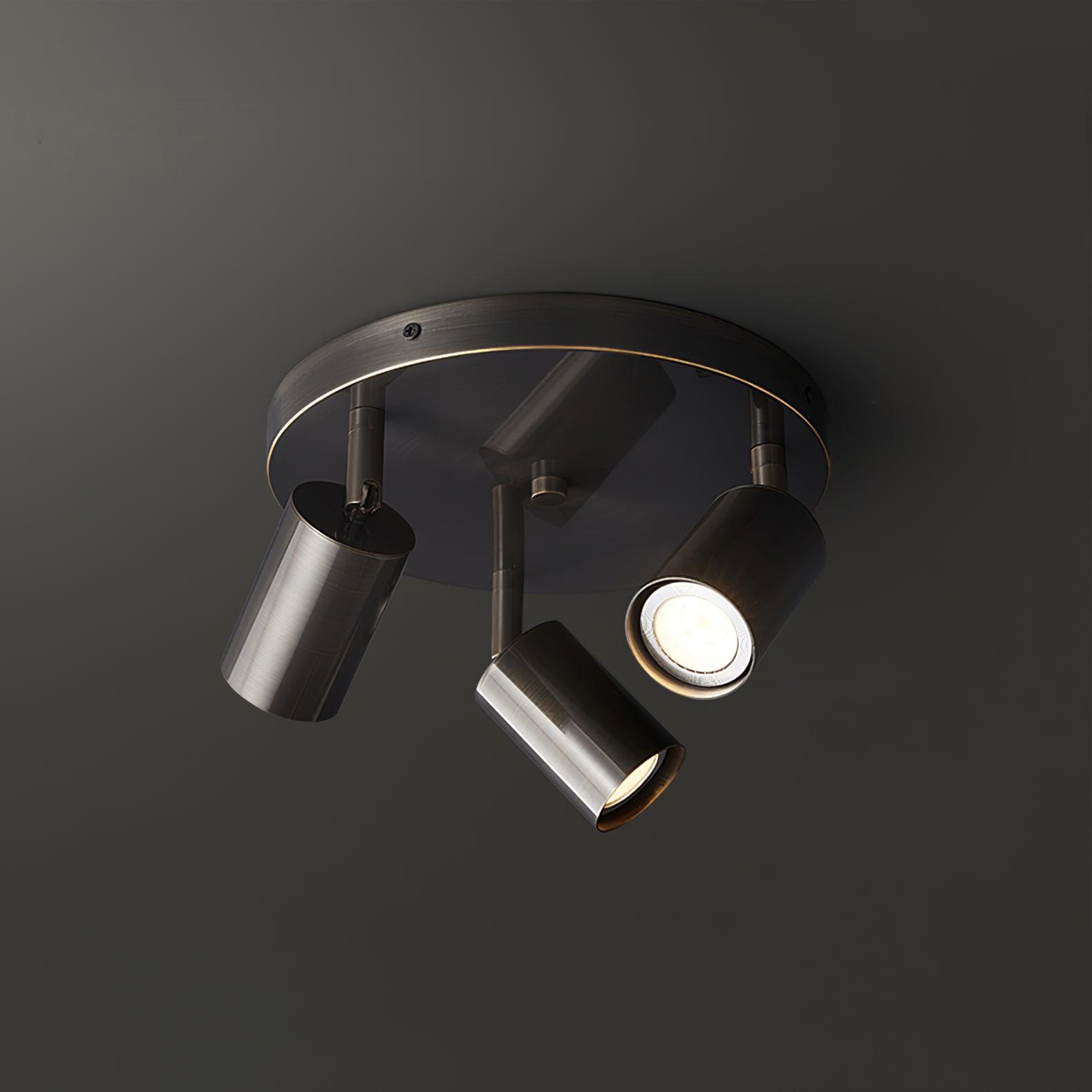 Solara Ceiling Lamp - 3 Heads Black