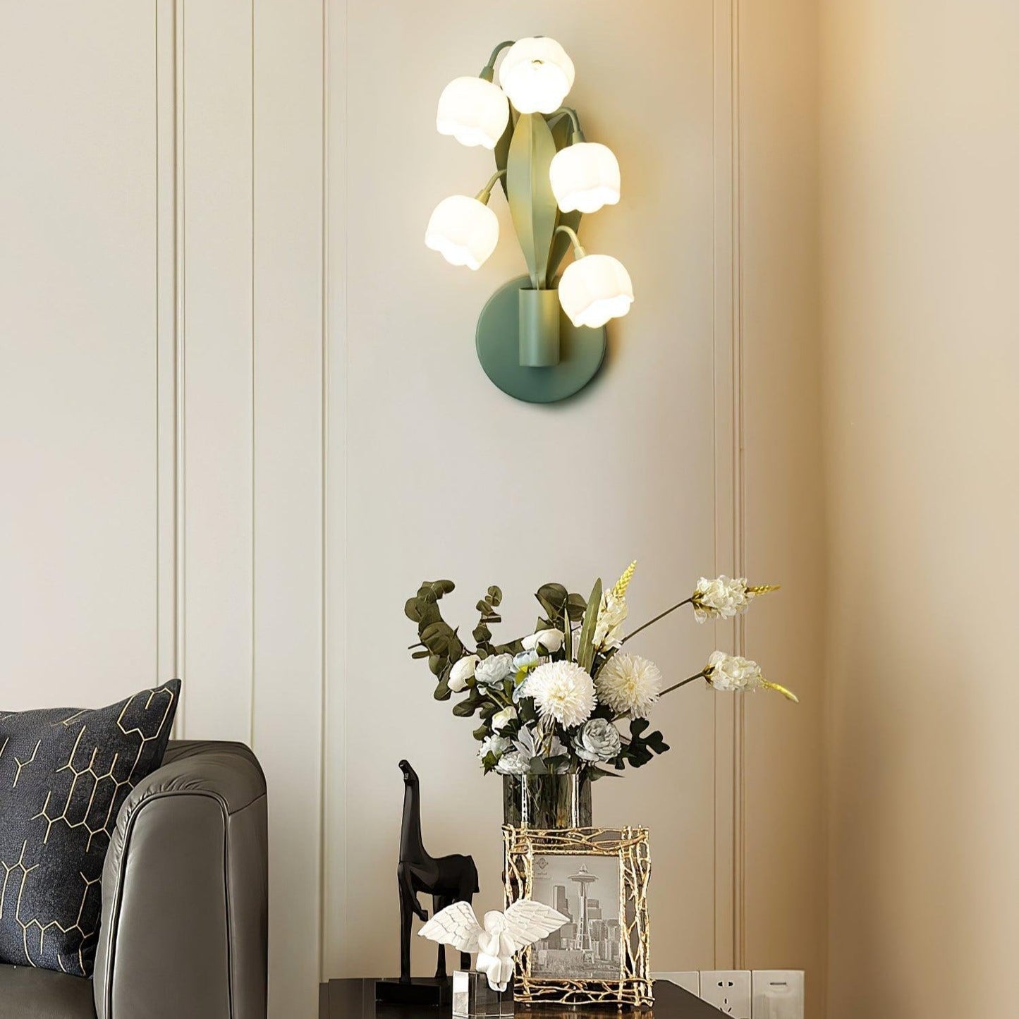 Indoor Wall Lamp | Elegant Orchid Design with Soft Lighting | Serene Wall Lights for Tranquil Spaces 5