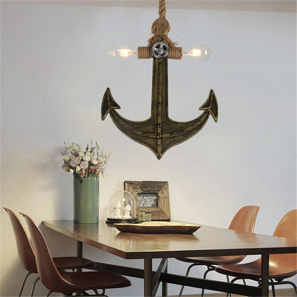 Industrial Pendant Light | Black Metal & Wood Design with Adjustable Height | Chic Hanging Light for Modern Kitchens 2