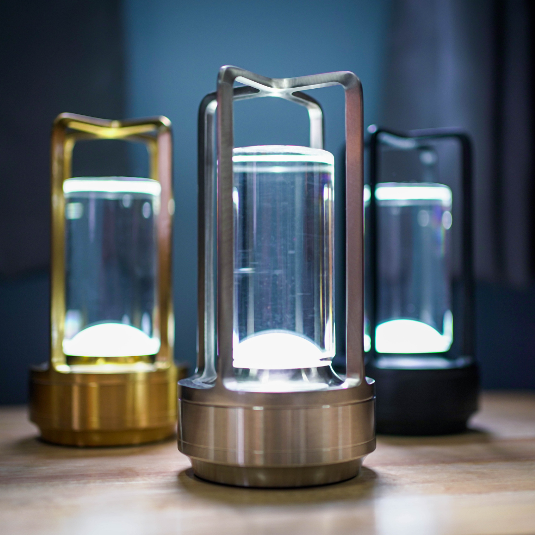 Klarako™ | Crystal Lantern with Touch Control & USB Charging | Elegant Lighting for Any Room 8