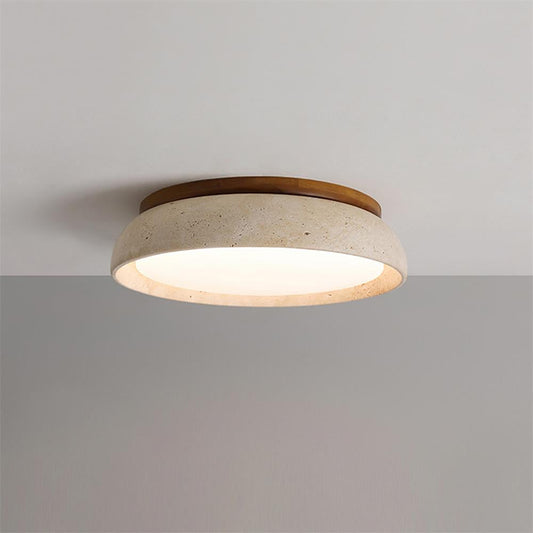 Kloris | Ceiling Light with Natural Travertine Design | Elegant Illumination for Modern Spaces 0