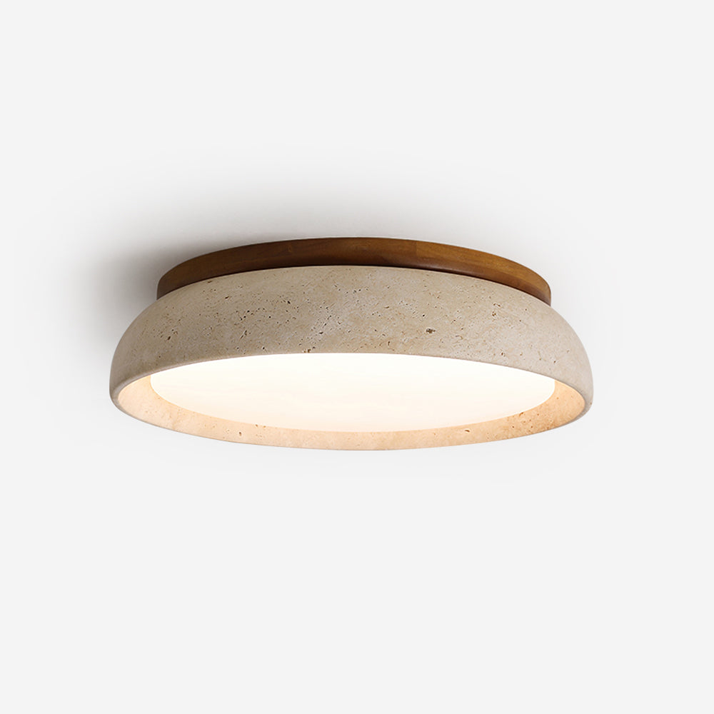 Kloris | Ceiling Light with Natural Travertine Design | Elegant Illumination for Modern Spaces 1