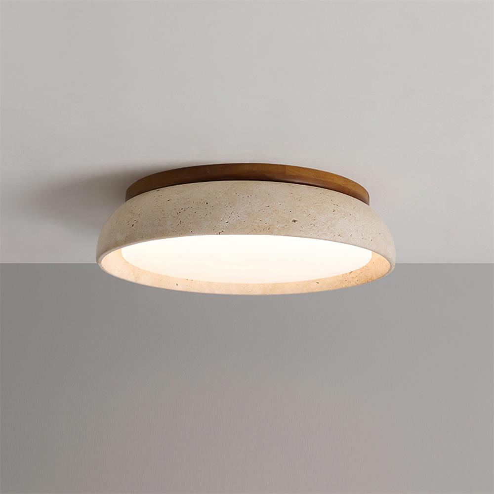 Kloris | Ceiling Light with Natural Travertine Design | Elegant Illumination for Modern Spaces 10
