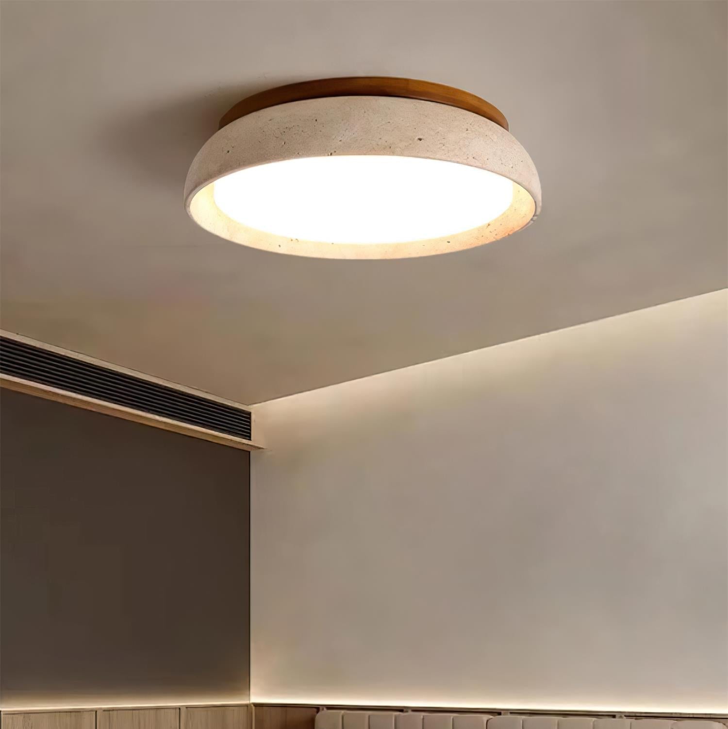 Kloris | Ceiling Light with Natural Travertine Design | Elegant Illumination for Modern Spaces 5