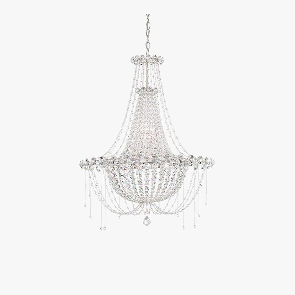 Kristy Collection | Crystal Chandelier Light with Elegant Design | Perfect for Modern Dining Rooms and Living Spaces 1