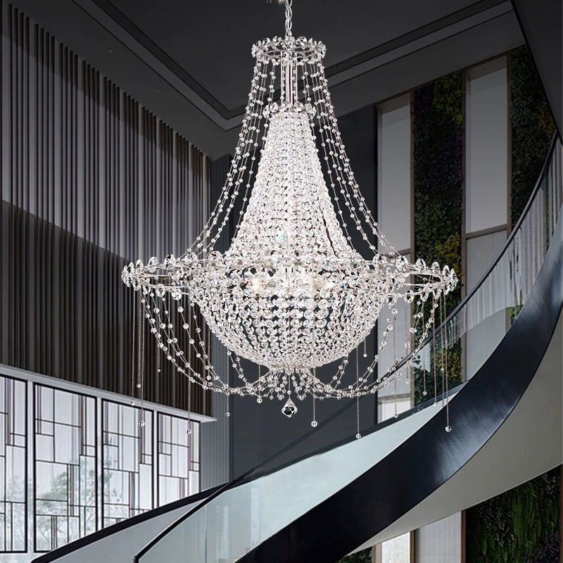 Kristy Collection | Crystal Chandelier Light with Elegant Design | Perfect for Modern Dining Rooms and Living Spaces 3