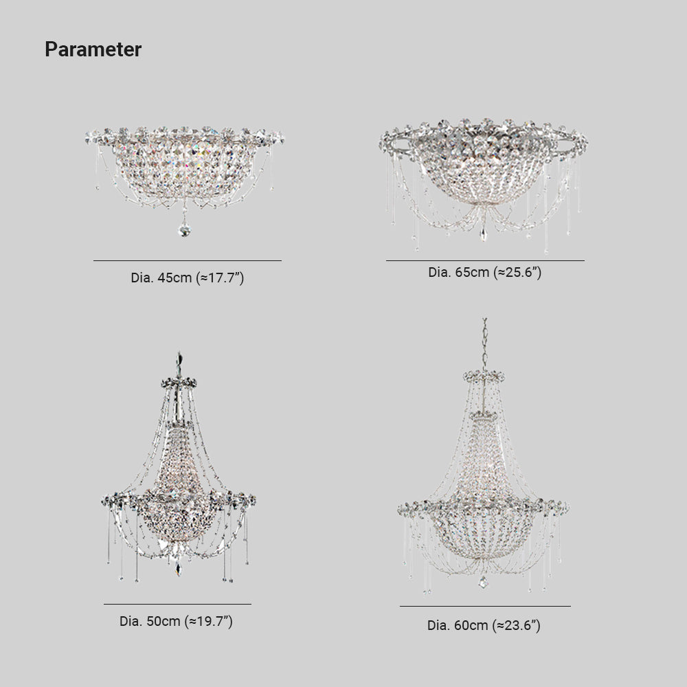 Kristy Collection | Crystal Chandelier Light with Elegant Design | Perfect for Modern Dining Rooms and Living Spaces 4