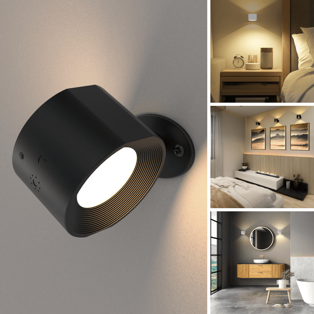 LED Rechargeable Wall Sconce with Dual Light Sources | Versatile Magnetic Wall Lamp for Flexible Lighting 6