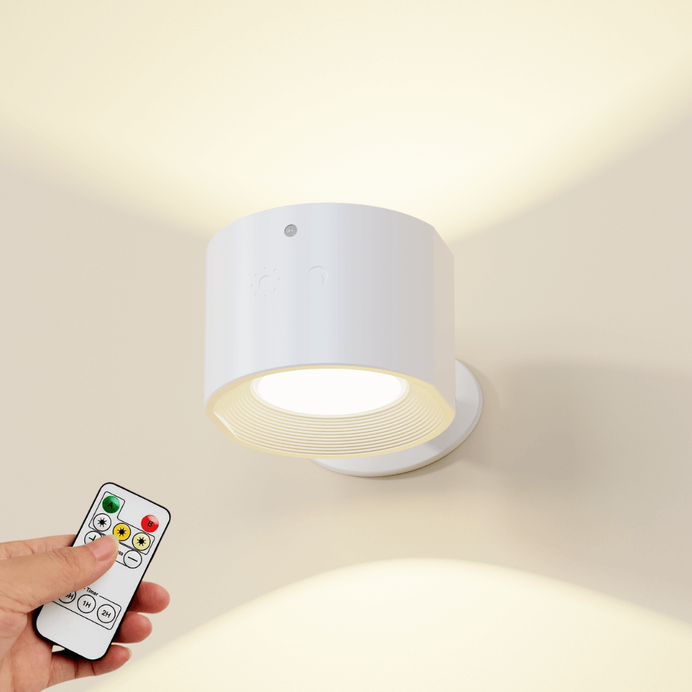 LED Rechargeable Wall Sconce with Dual Light Sources | Versatile Magnetic Wall Lamp for Flexible Lighting 7