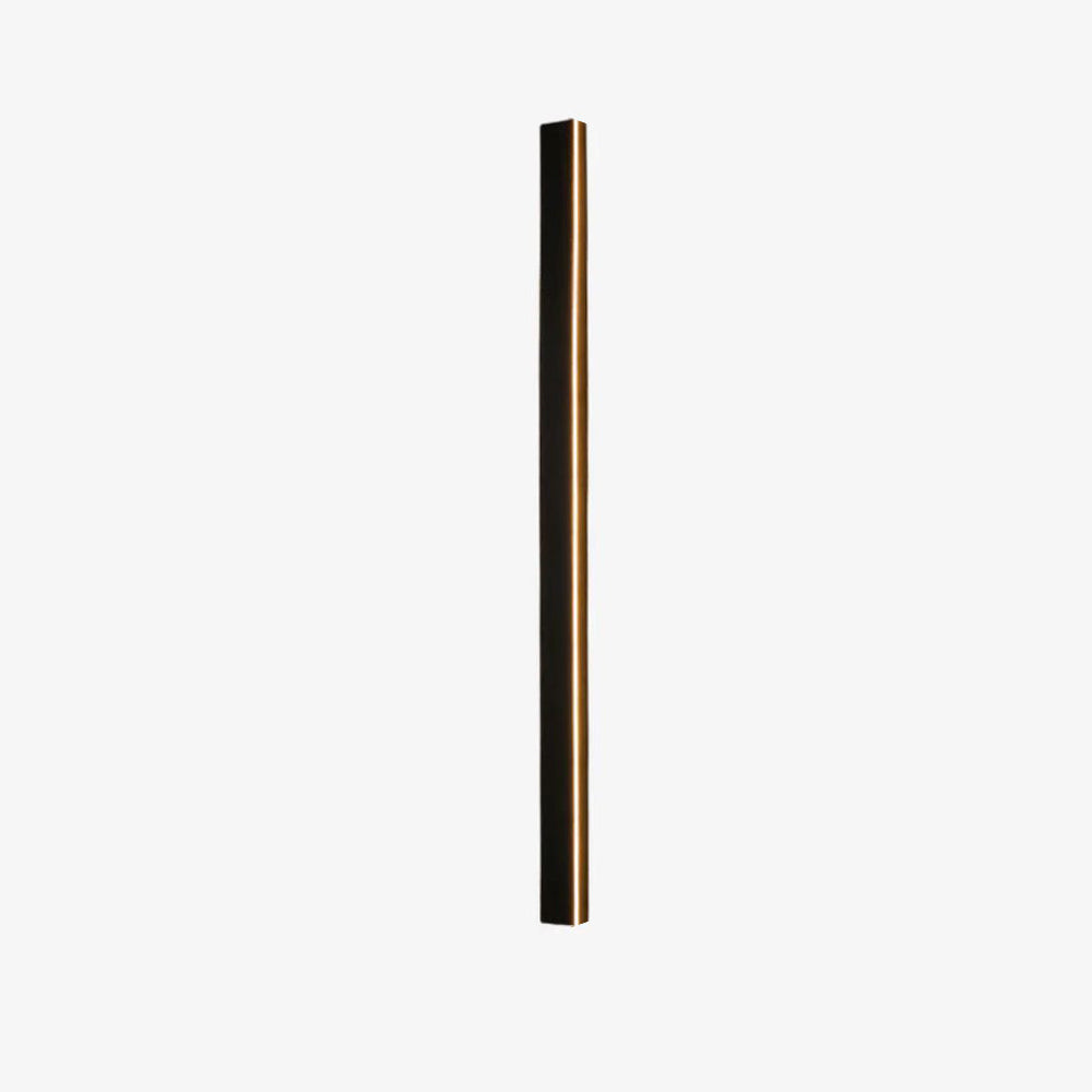Edge Black Minimalist Linear Outdoor Wall Light