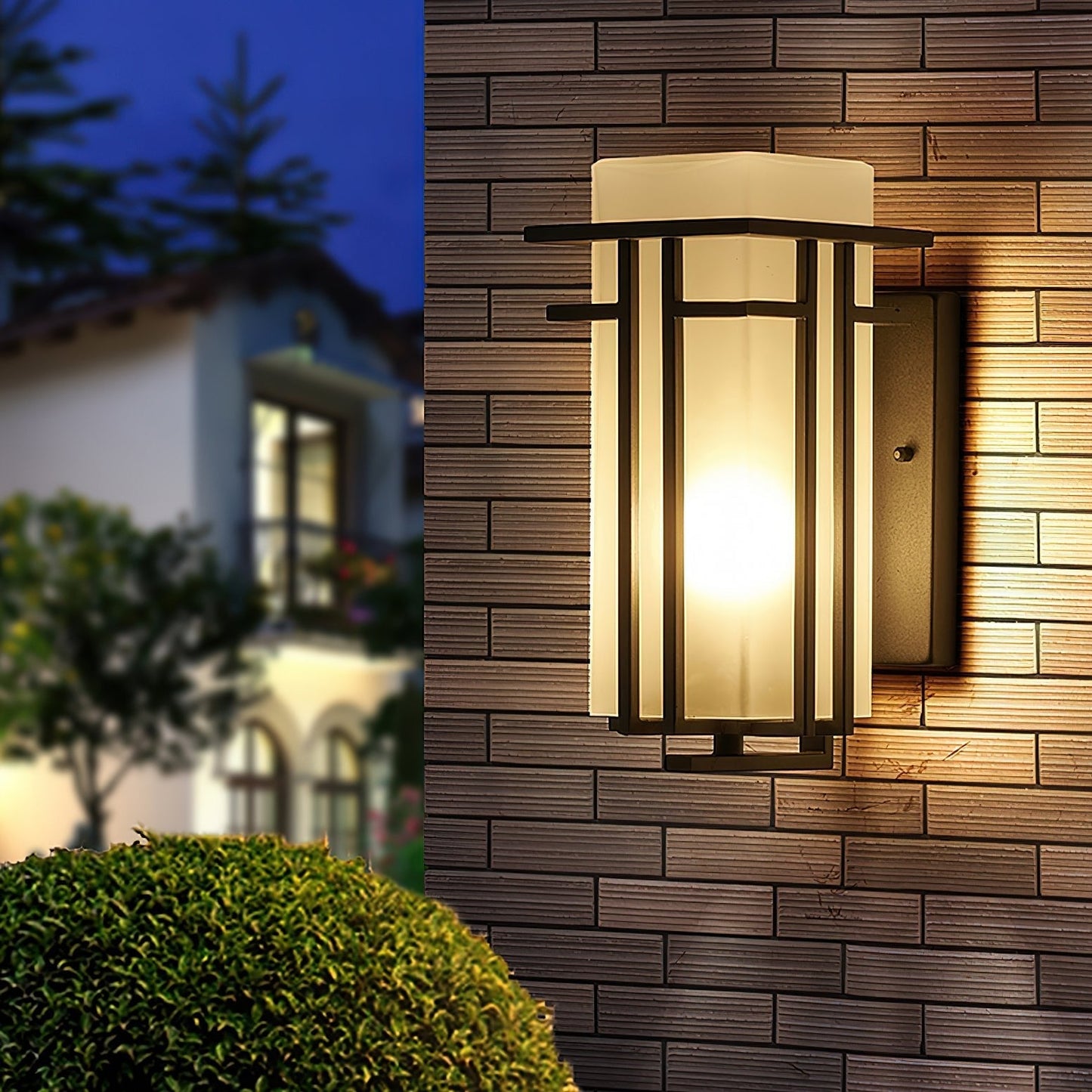Linden Collection | Outdoor Wall Lantern with Retro Design | Durable Iron Sconce for Elegant Outdoor Spaces 4