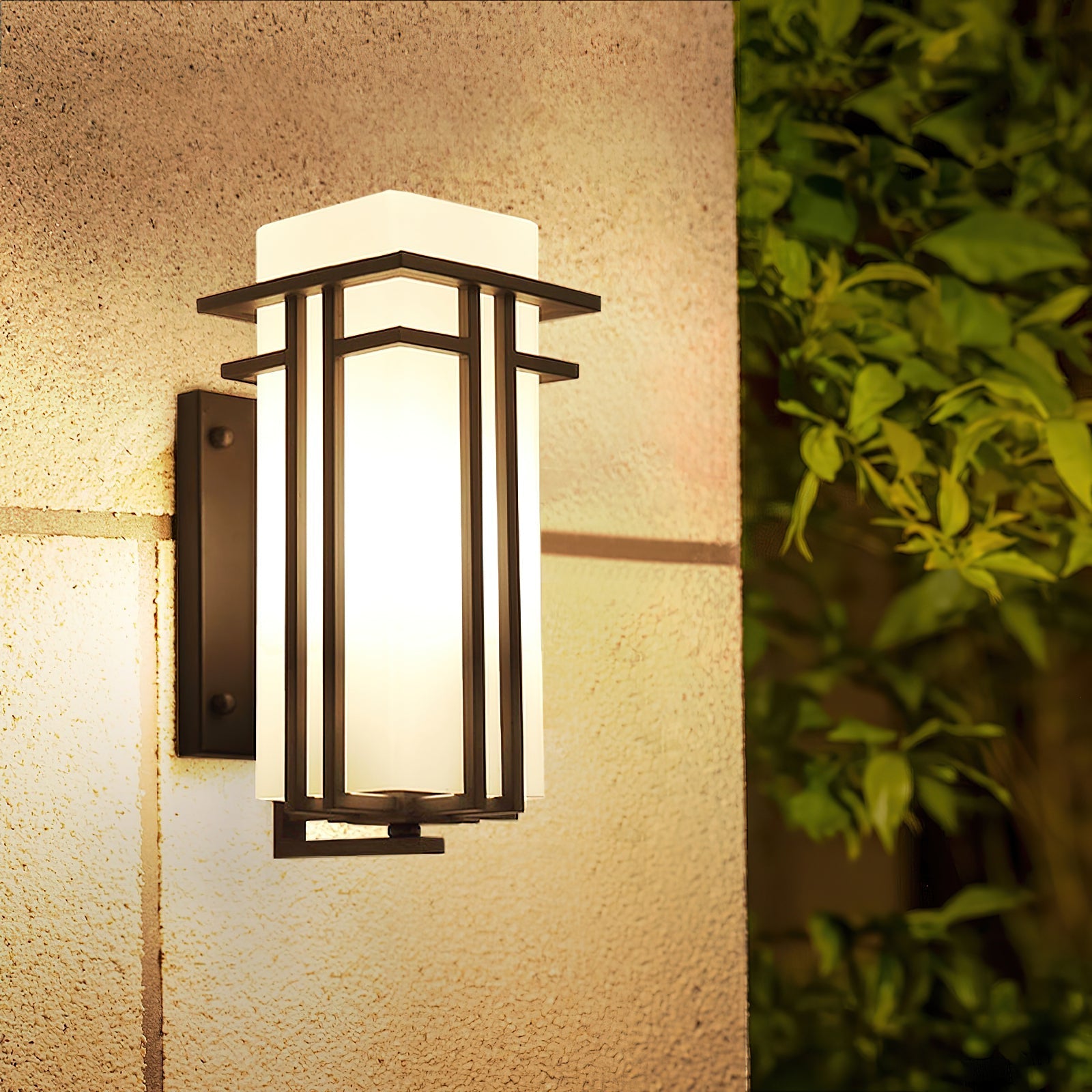 Linden Collection | Outdoor Wall Lantern with Retro Design | Durable Iron Sconce for Elegant Outdoor Spaces 5
