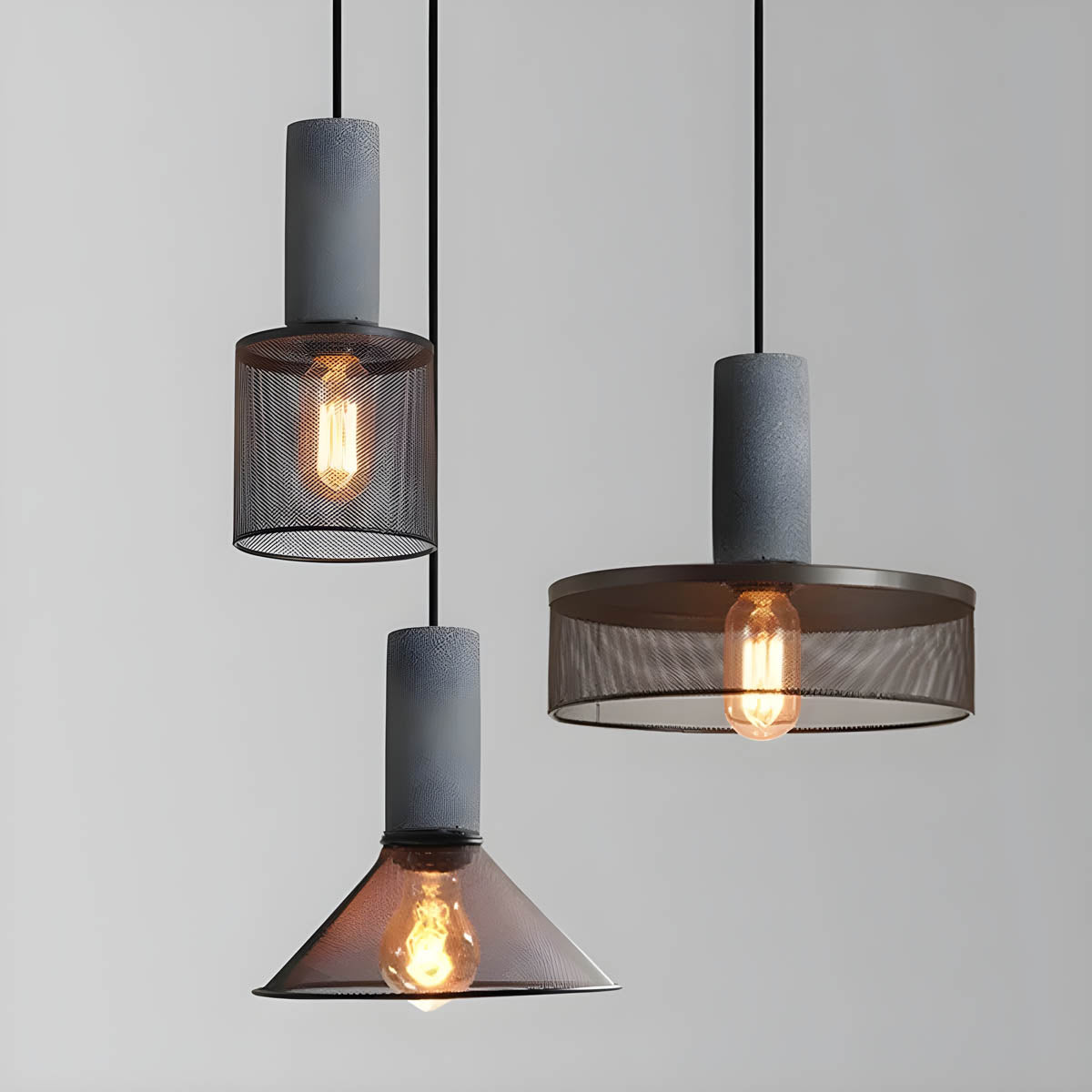 Loft Style | Industrial Pendant Light with Adjustable Cord | Modern Design for Home Decor 1