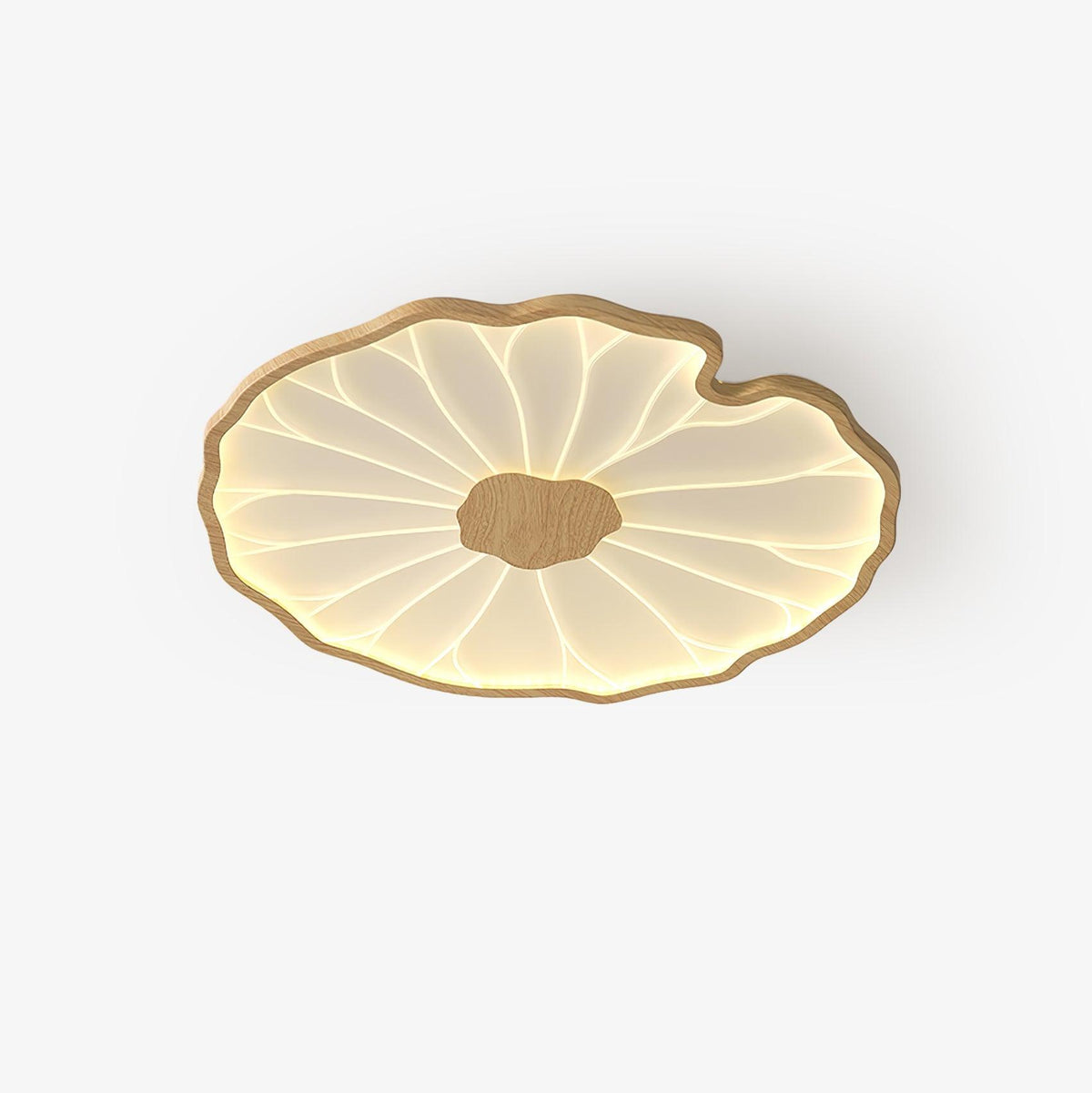 Solara Floral Wooden Ceiling Light