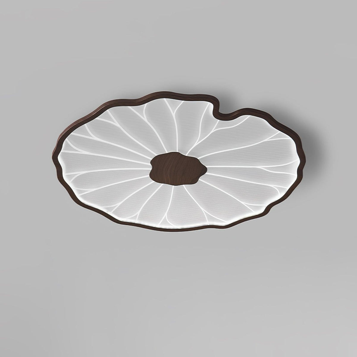 Solara Ceiling Light - Dia72 Walnut