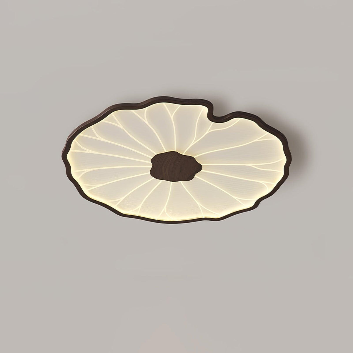 Solara Ceiling Light - Dia52 Walnut