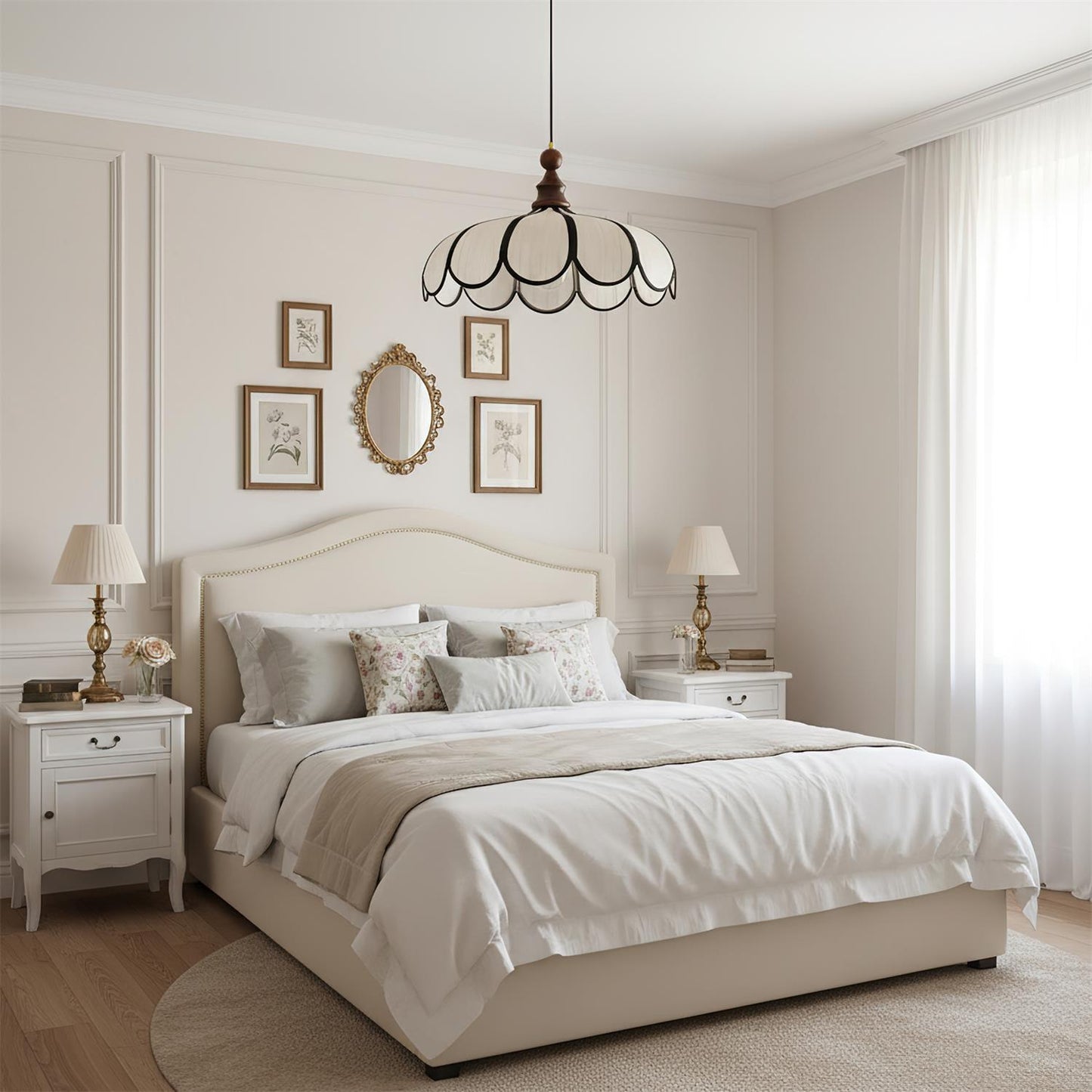 Lumen Bellerin | Pendant Lamp with Hand-Woven Abaca Shade | Adjustable Height for Warm Ambient Lighting 5
