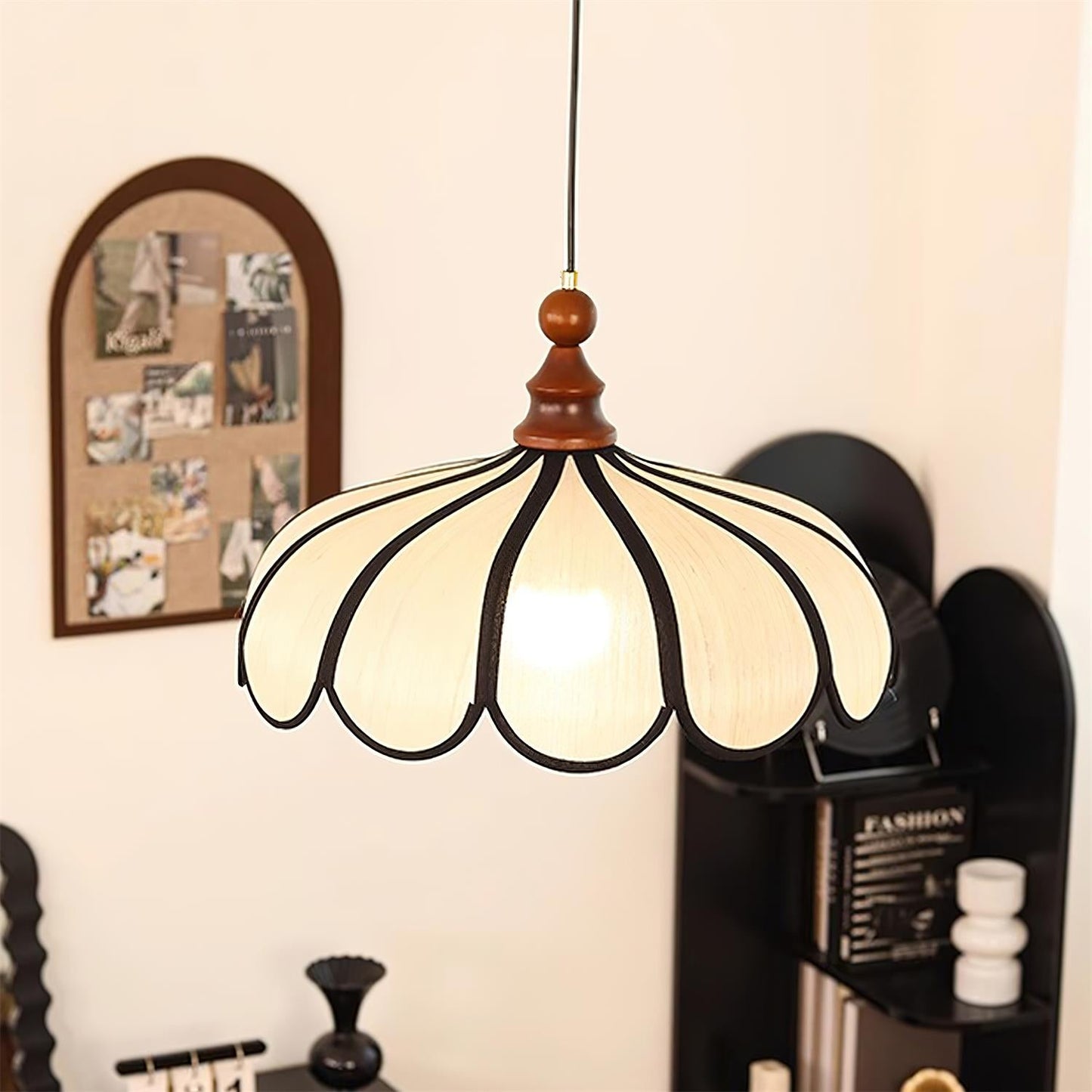 Lumen Bellerin | Pendant Lamp with Hand-Woven Abaca Shade | Adjustable Height for Warm Ambient Lighting 6