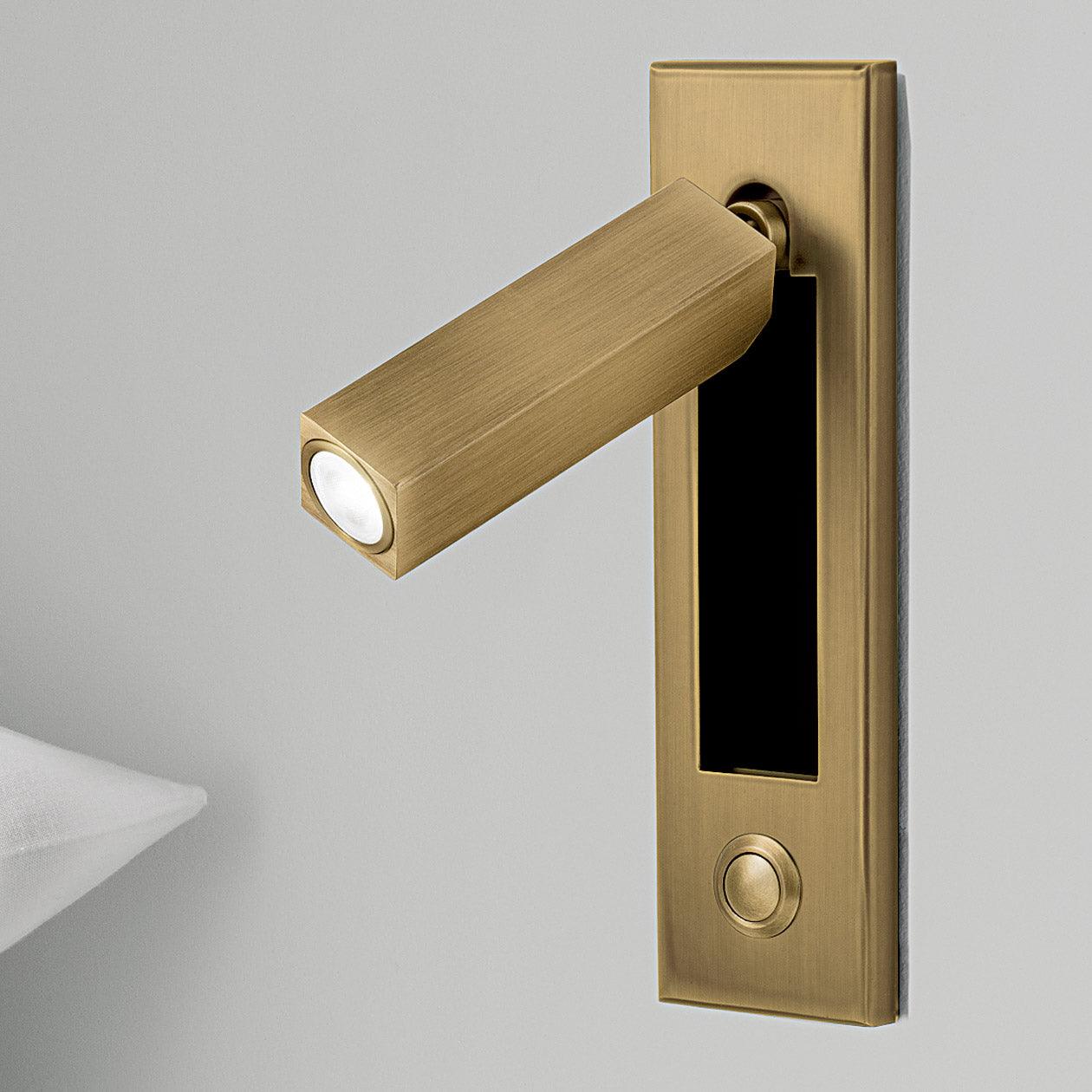 Lumen Collection | Bedside Wall Mounted Lights with Pull-Out Activation | Compact Design for Subtle Illumination 24
