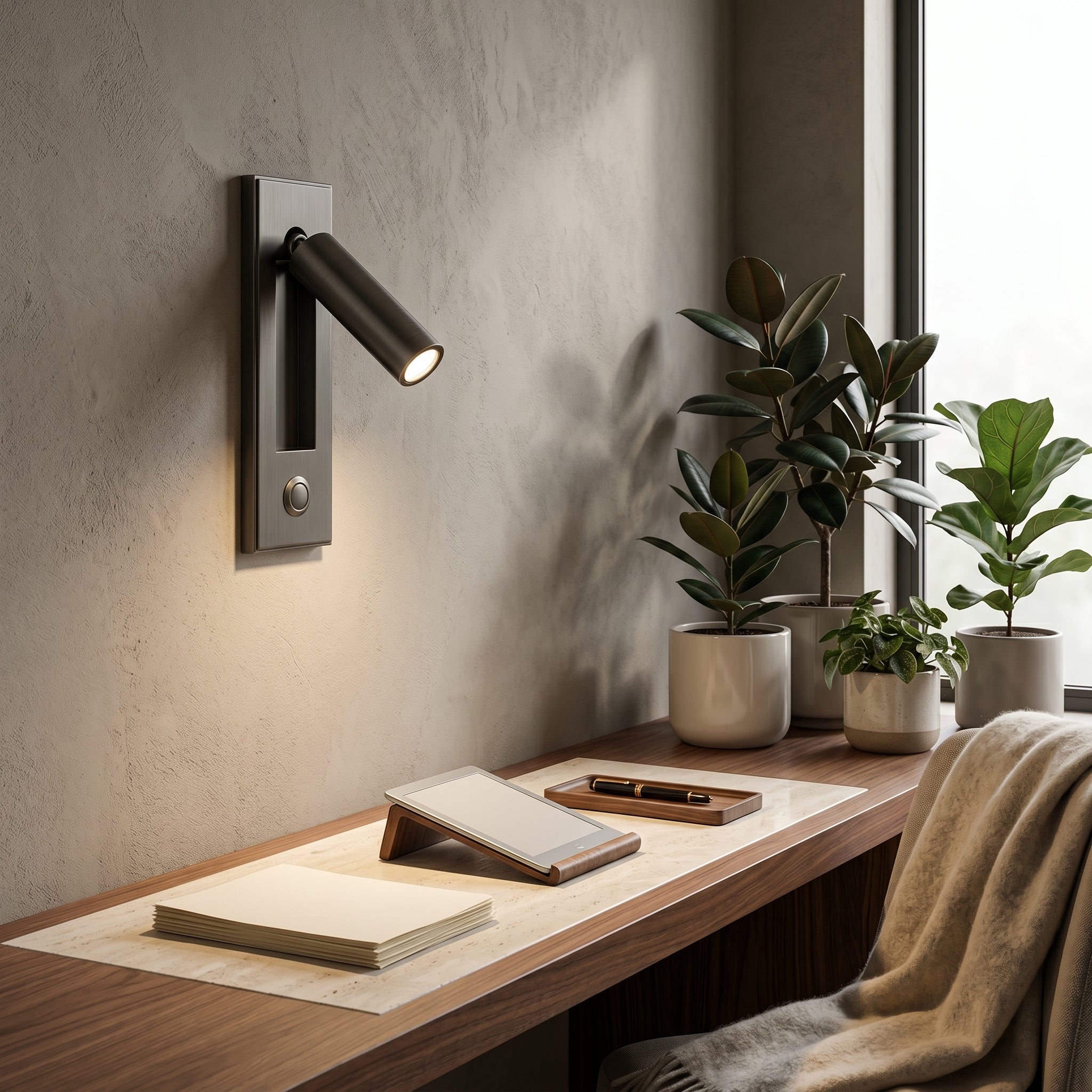 Lumen Bedside Wall Light | 5 Finishes