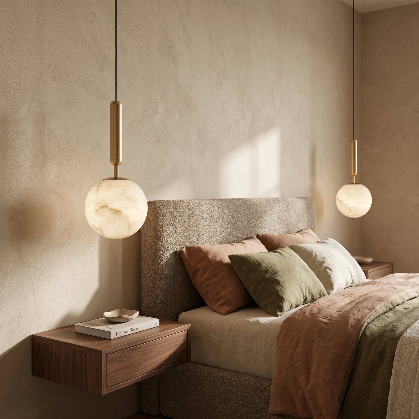 Lumen Collection | Brass Pendant Light with Architectural Dome Design | Adjustable Suspension for Versatile Illumination 3