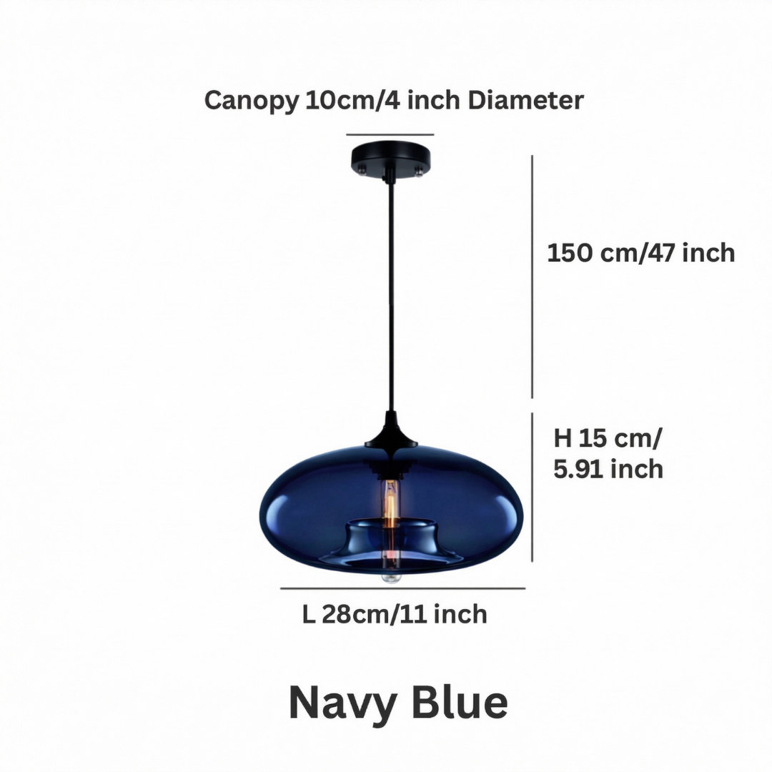 Lumen Collection | Glass Ball Pendant Light with Adjustable Height | Elegant Illumination for Modern Interiors 11