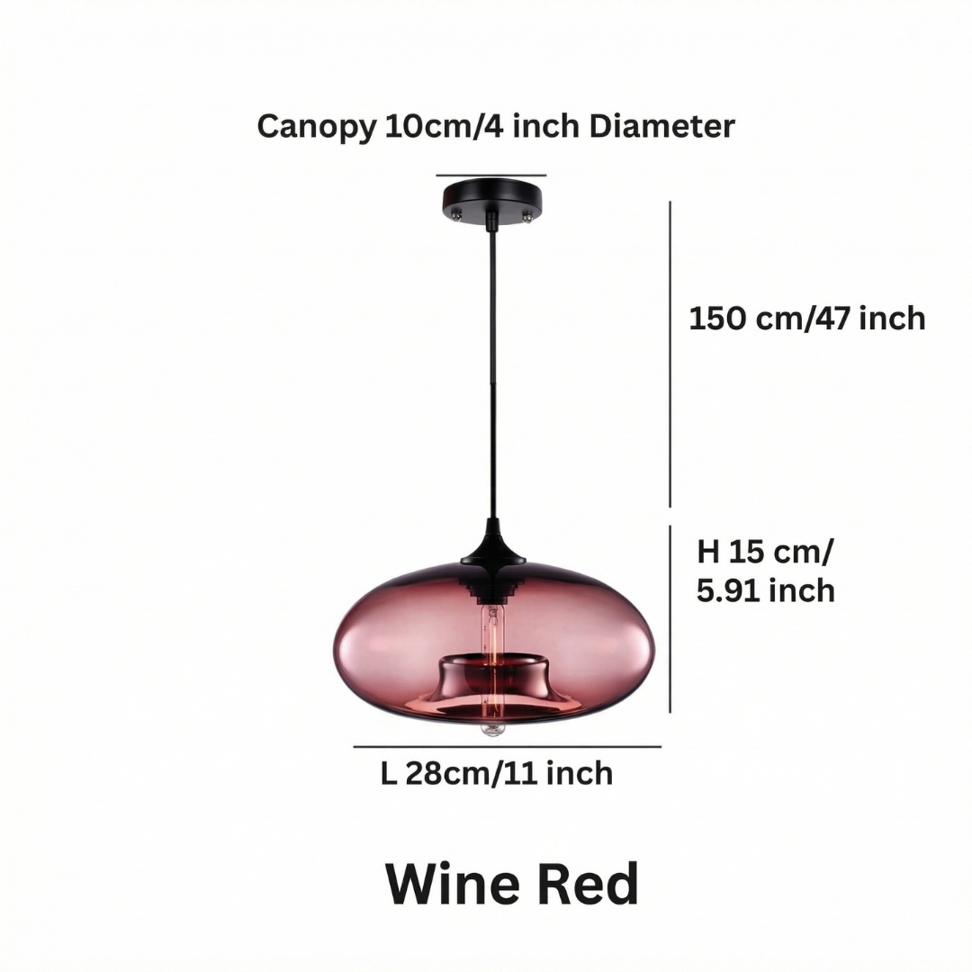 Lumen Collection | Glass Ball Pendant Light with Adjustable Height | Elegant Illumination for Modern Interiors 6