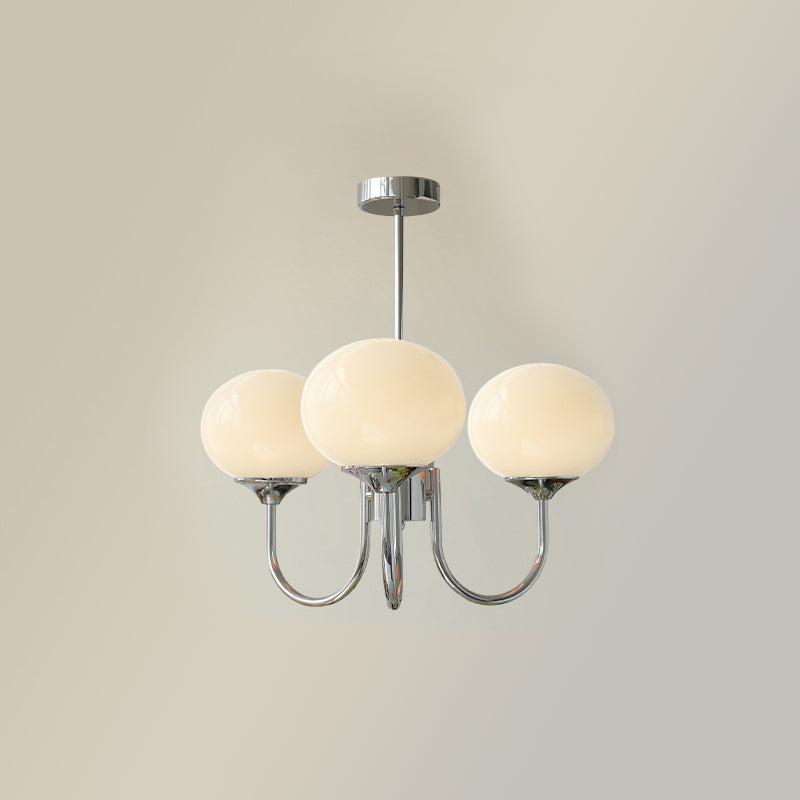 Lumen Collection | Glass Pendant Light with Adjustable Height & Soft Glow | Elegant Hanging Lights for Cozy Home Decor 10