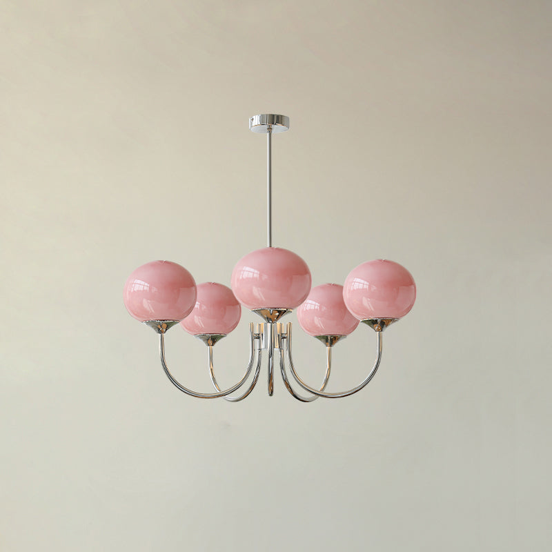 Lumen Collection | Glass Pendant Light with Adjustable Height & Soft Glow | Elegant Hanging Lights for Cozy Home Decor 12