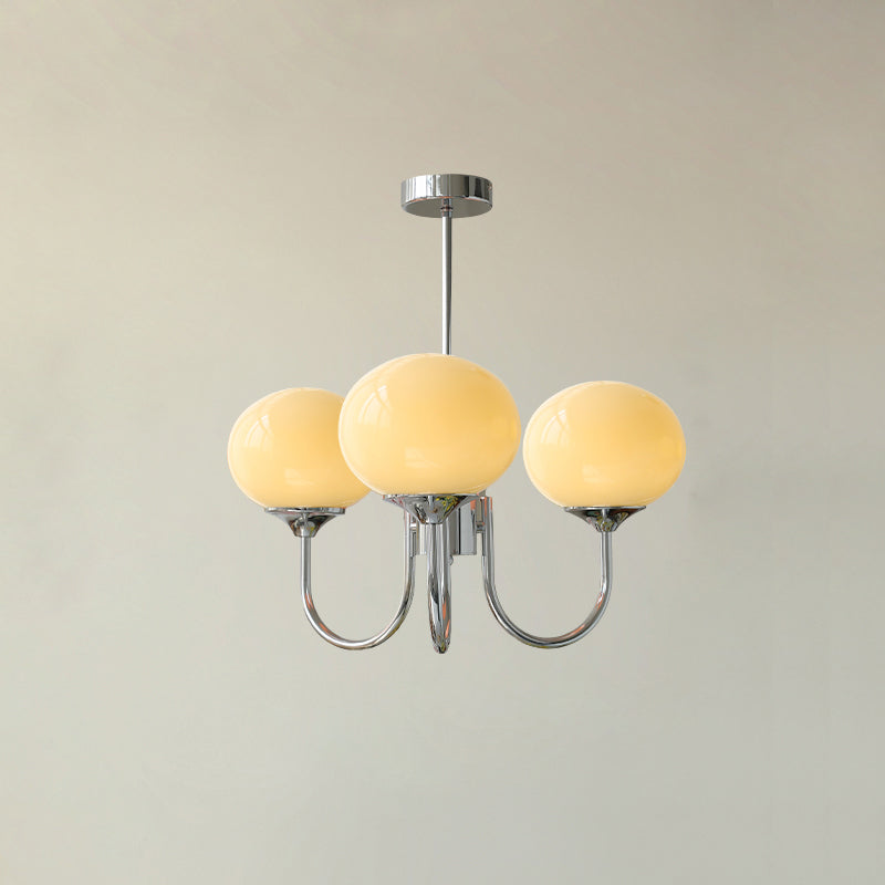 Lumen Collection | Glass Pendant Light with Adjustable Height & Soft Glow | Elegant Hanging Lights for Cozy Home Decor 14