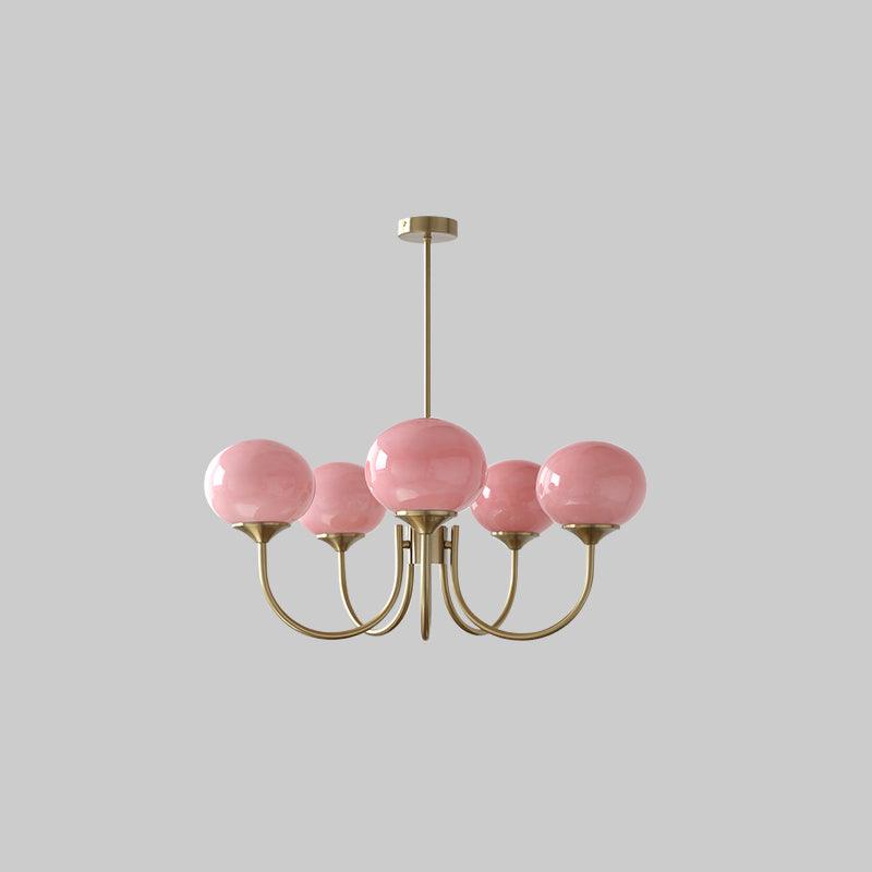 Lumen Collection | Glass Pendant Light with Adjustable Height & Soft Glow | Elegant Hanging Lights for Cozy Home Decor 16