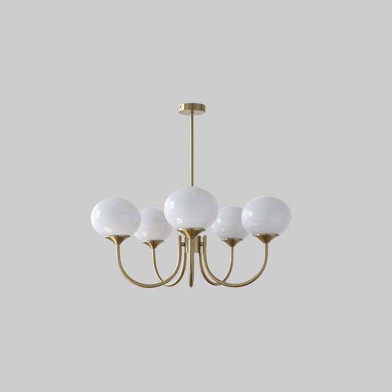 Lumen Collection | Glass Pendant Light with Adjustable Height & Soft Glow | Elegant Hanging Lights for Cozy Home Decor 18