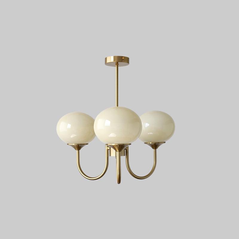 Lumen Collection | Glass Pendant Light with Adjustable Height & Soft Glow | Elegant Hanging Lights for Cozy Home Decor 9