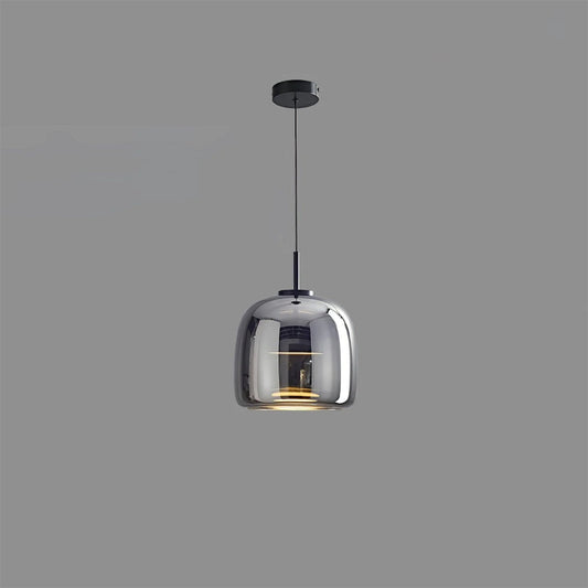 Lumen Collection | Glass Pendant Light with Elegant Dome Design | Modern Kitchen Lighting for Ambient Illumination 0